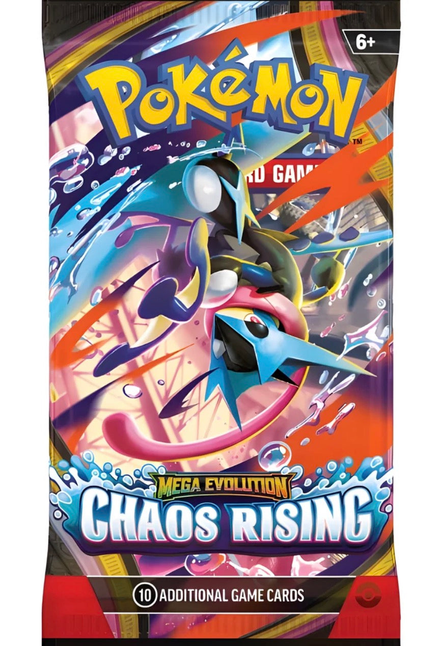 Pokemon TCG - Mega Evolution Chaos Rising Booster Pack