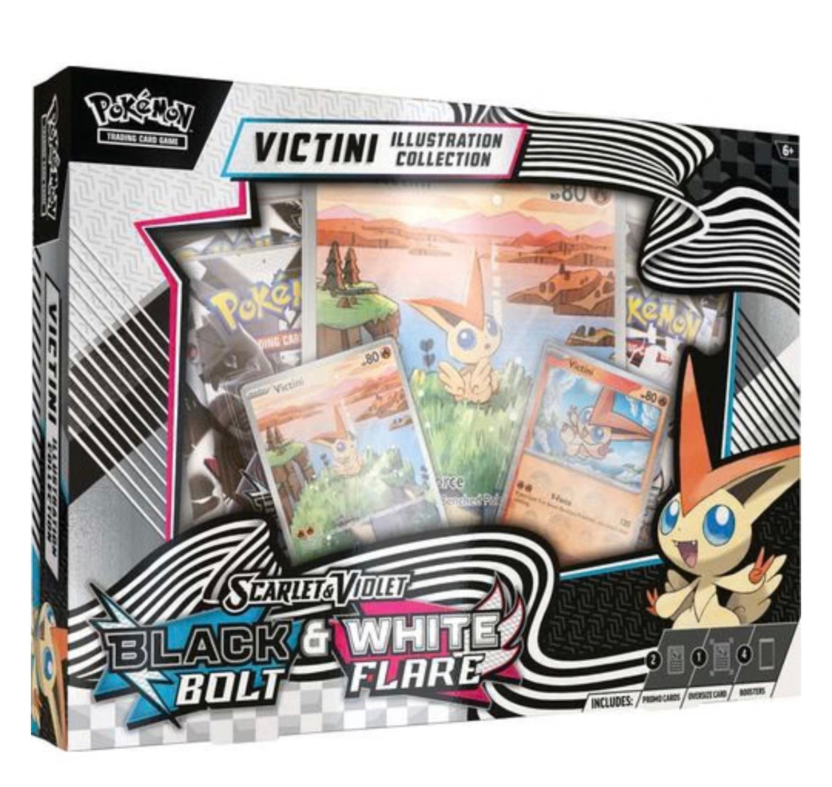 Pokémon TCG: Black Bolt White Flare Victini Illustration Collection