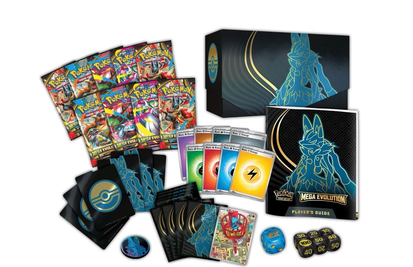 Pokémon TCG Mega Evolution Elite Trainer Box (Mega Lucario) Factory Sealed MINT CONDITION