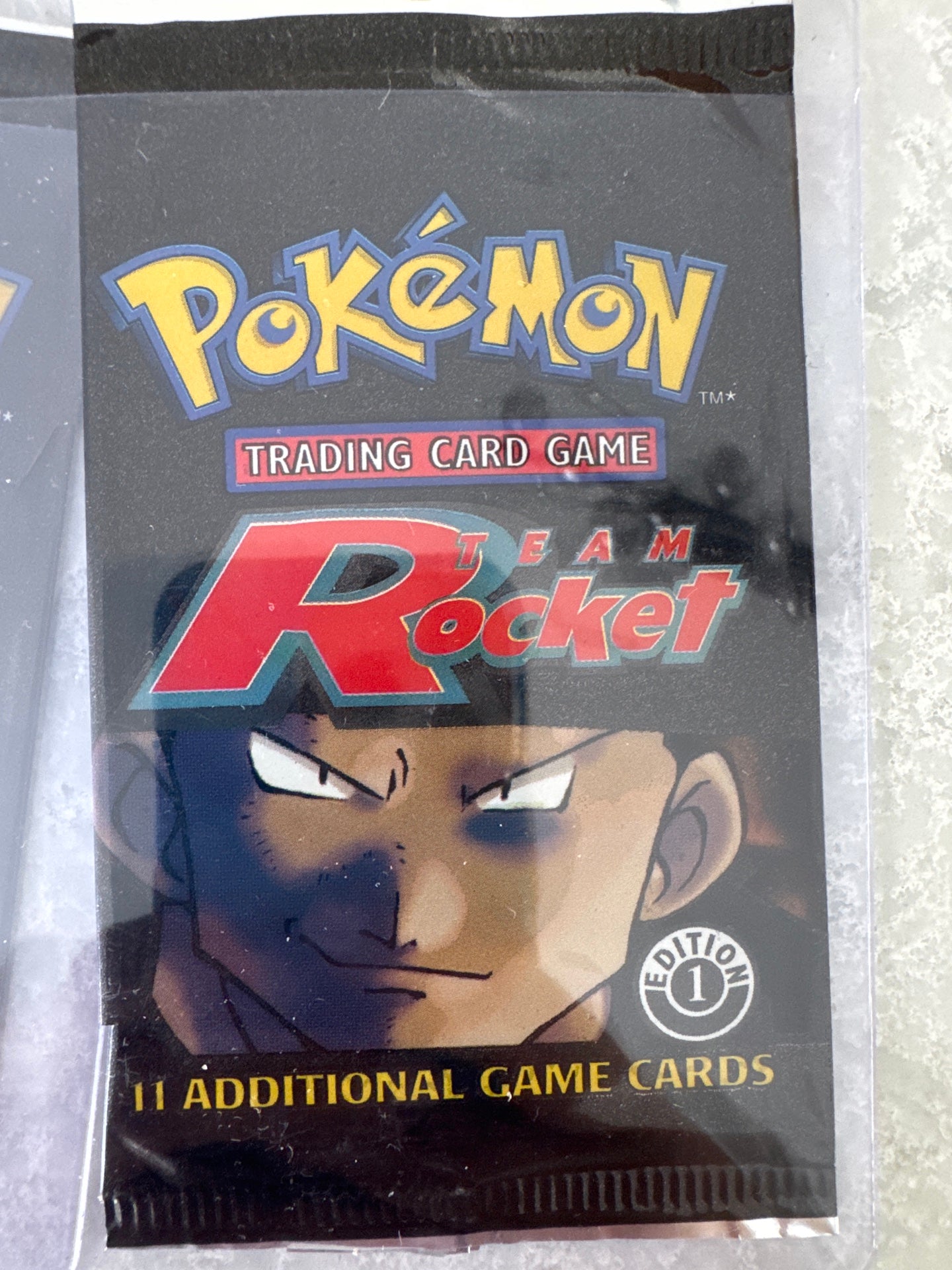 Team Rocket 1st Edition Booster Pack | Empty Pack | Pokemon Card TCG