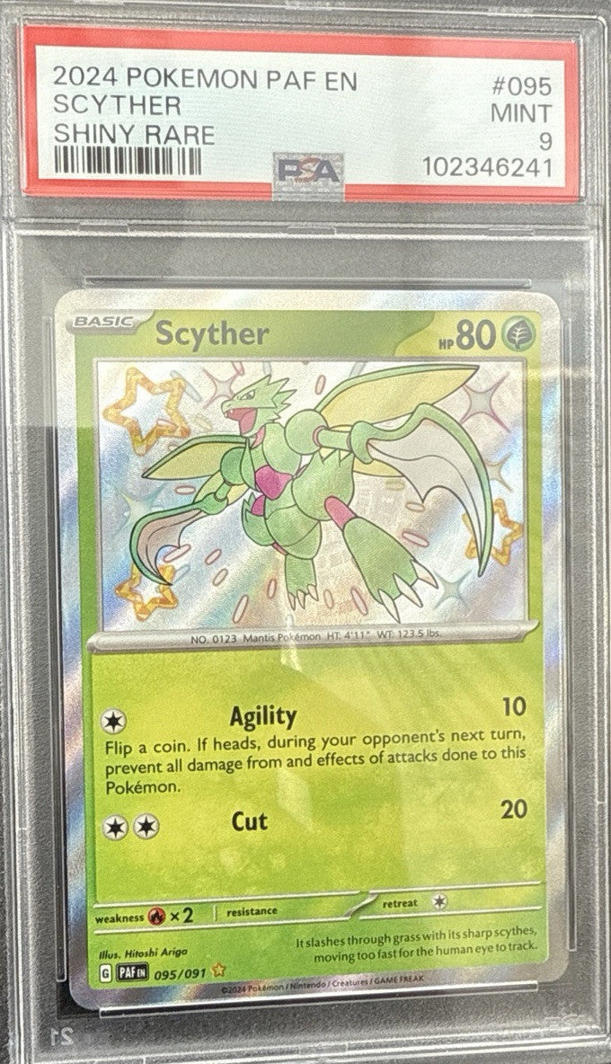 Scyther 095/091 Sv: Paldean Fates Holo