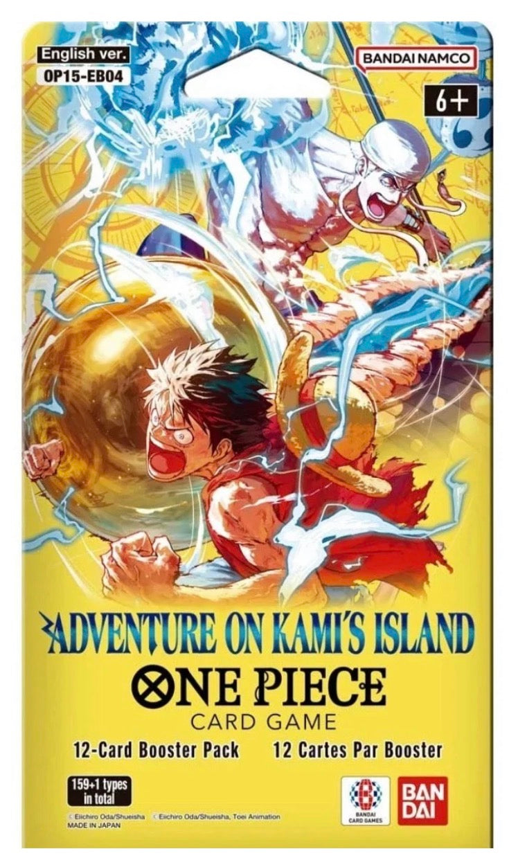 One Piece Card Game: Adventure On Kami’s Island Sleeved Booster Pack OP-15-EB04