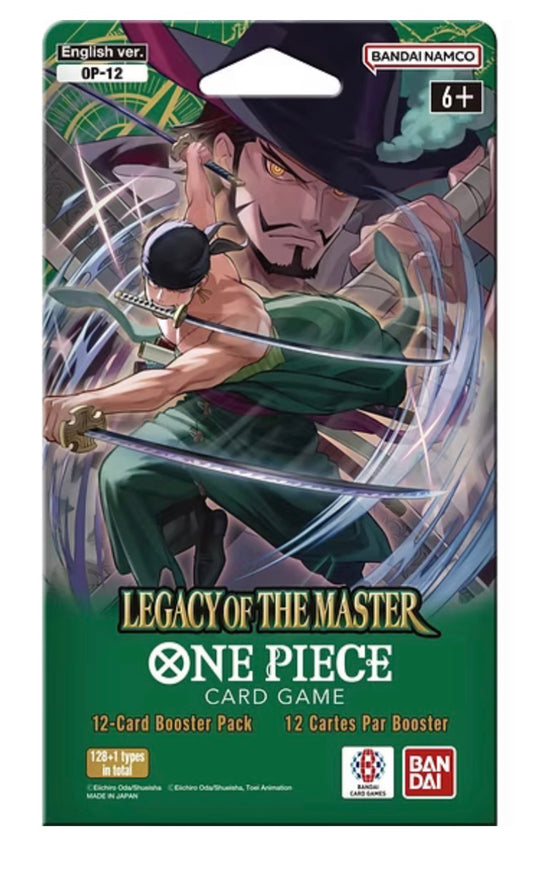 One Piece Card Game: Legacy of The Master Sleeved Booster Pack OP-12