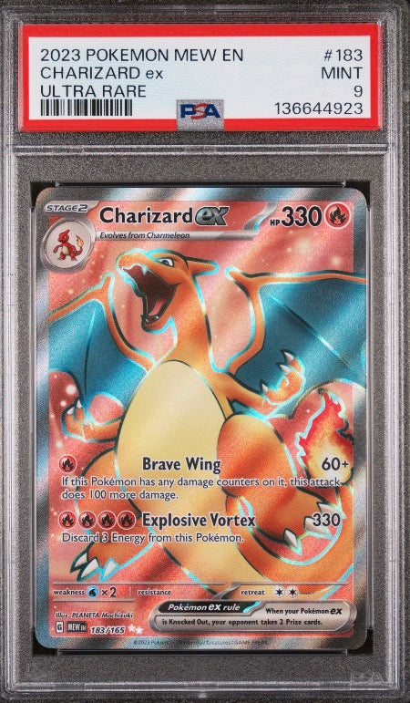 Charizard Ex # 183 PSA 9 UR 151 Pokemon TCG 2023