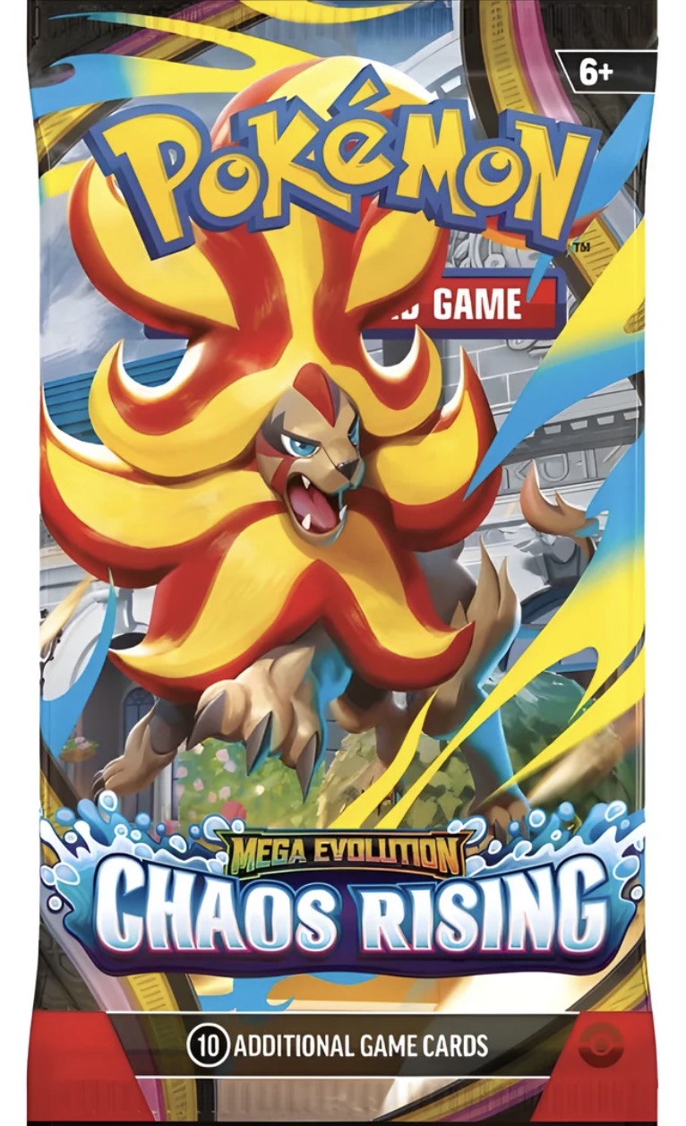 Pokemon TCG - Mega Evolution Chaos Rising Booster Pack