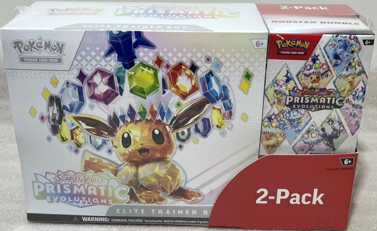 PRISMATIC EVOLUTIONS ETB/Bundle 2-Pk COSTCO SEALED