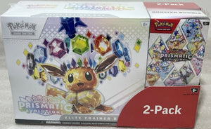 PRISMATIC EVOLUTIONS ETB/Bundle 2-Pk COSTCO SEALED
