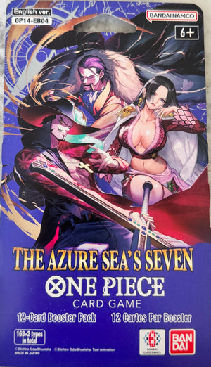One Piece Card Game: The Azure Sea’s Seven Sleeved Booster Pack OP-14-EB04
