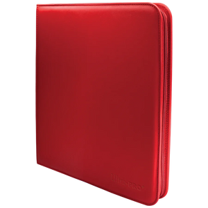 ULTRA PRO Binder - 12 pocket Zippered PRO Binder- Red