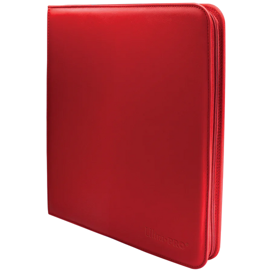 ULTRA PRO Binder - 12 pocket Zippered PRO Binder- Red