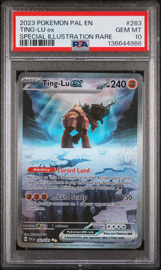 Ting-Lu  Ex # 263 PSA 10 SIR 2023 Paldea Evolved Pokemon TCG