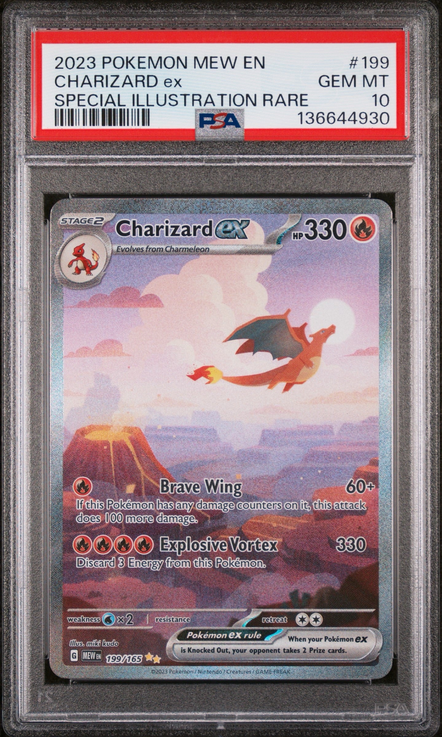 Charizard Ex 151 199/165 PSA 10