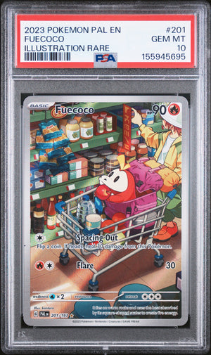 Fuecoco #201 PSA 10 2023 Illustration Rare Paldea Evolved Pokemon TCG