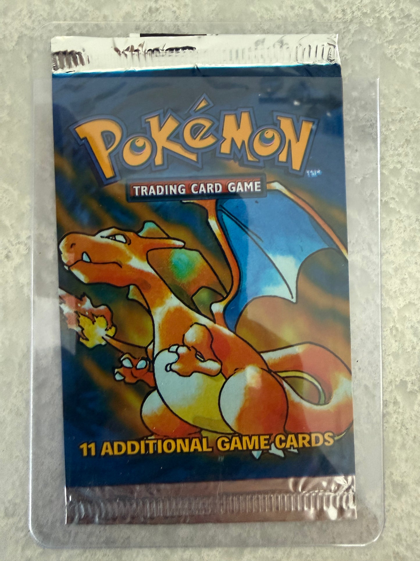 Base Set Booster Pack 1999 Empty Pack Artwork Pokemon Card TCG