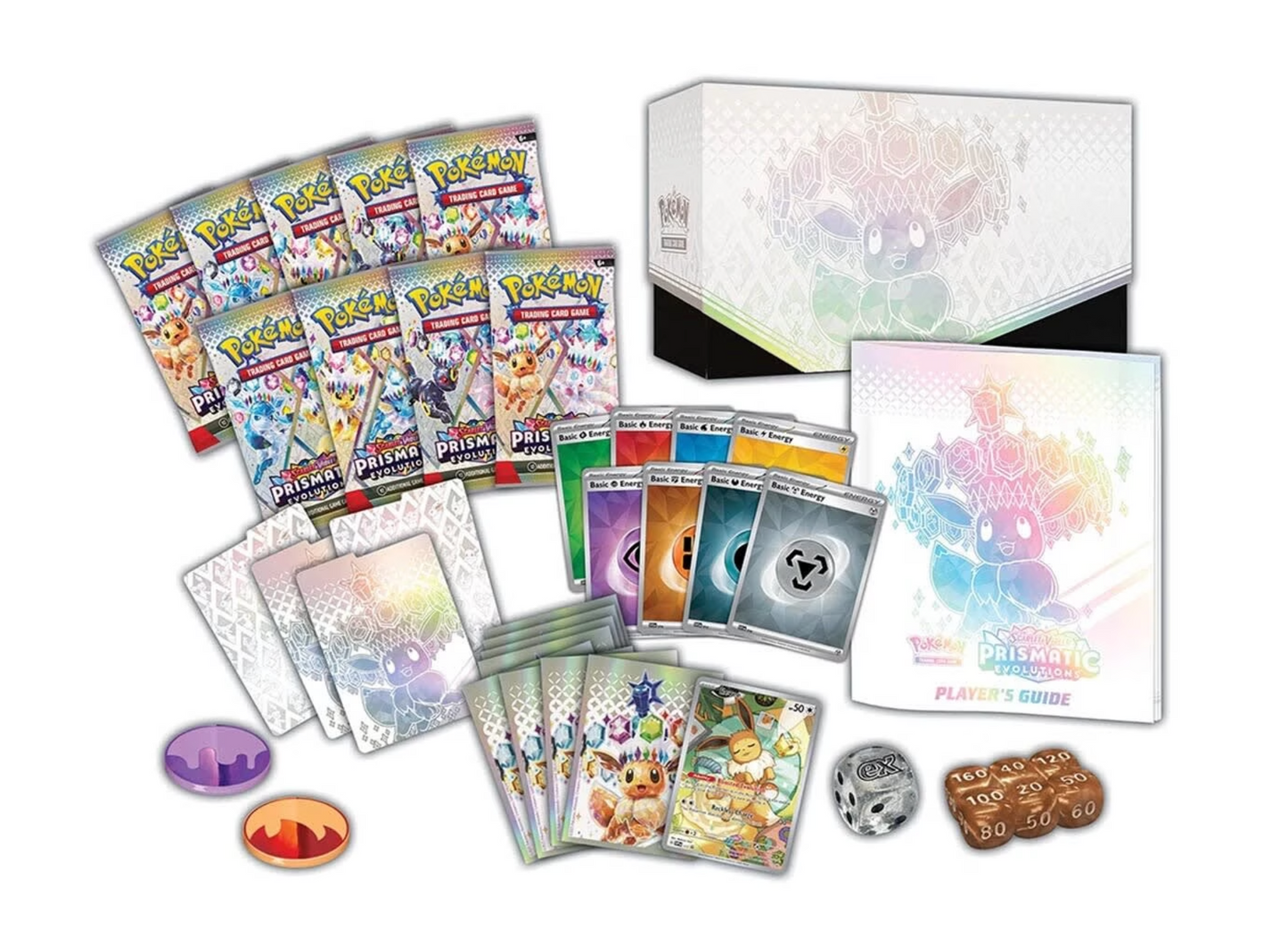 Pokemon TCG Prismatic Evolutions Elite Trainer Box ETB Sealed Mint Scarlet Violet