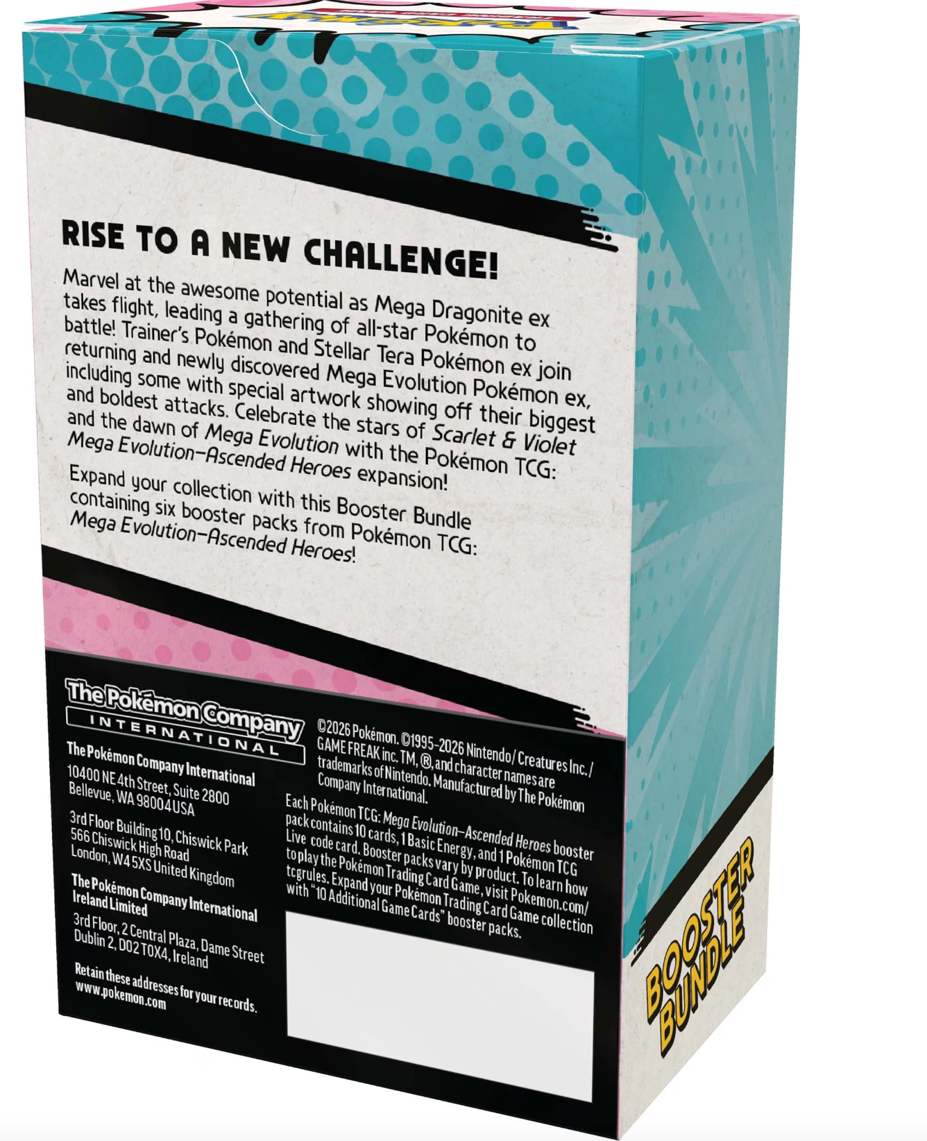 Pokemon Ascended Heroes Booster Bundle Box Sealed Mint Mega Evolution 6 Packs