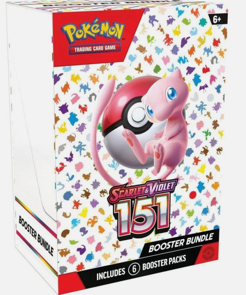 Pokemon 151 Booster Bundle Box Sealed Mint Scarlet Violet 6 Packs TCG New