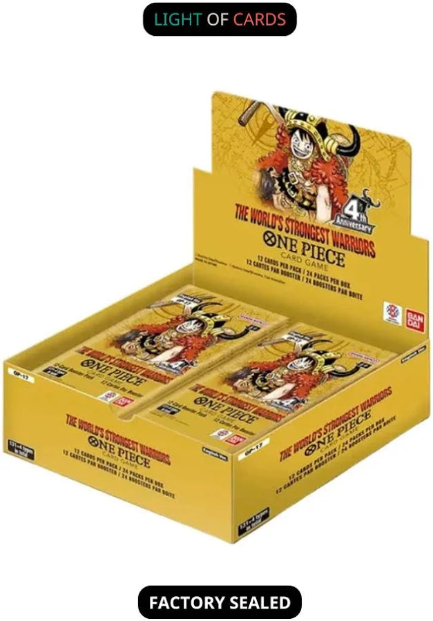 One Piece Card Game OP-17 The World's Strongest Warriors Booster Box English
