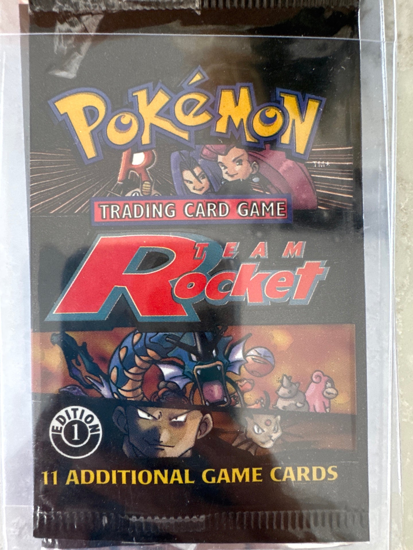 Team Rocket 1st Edition Booster Pack | Empty Pack | Pokemon Card TCG