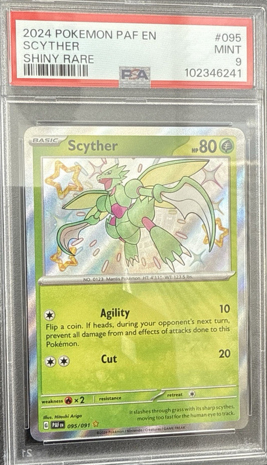 Scyther 095/091 Sv: Paldean Fates Holo