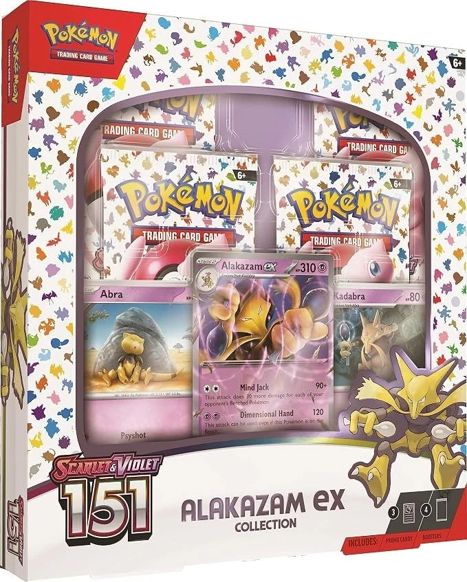 Pokémon TCG Scarlet & Violet 151 Alakazam ex Collection Box